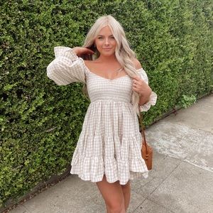 Checkered Mini Dress